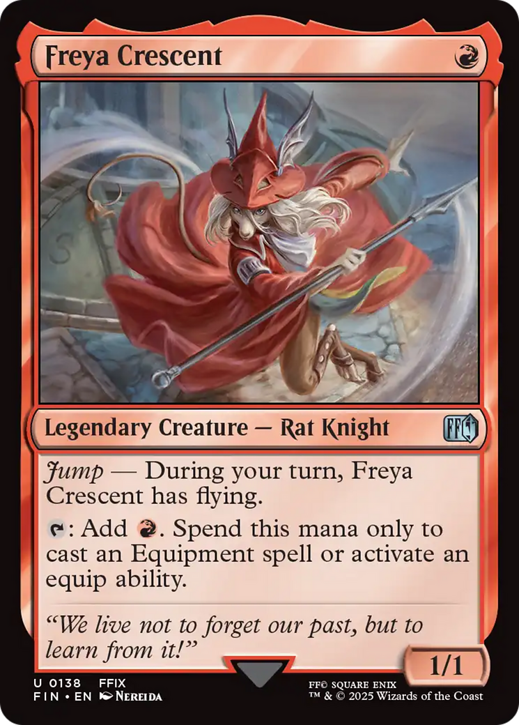 Freya Crescent (FIN-138) [FINAL FANTASY] Foil MTG Single Wizards of the Coast