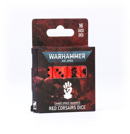 Chaos Space Marines: Red Corsairs Dice Set (Release: March 21 2026) Warhammer 40k Games Workshop