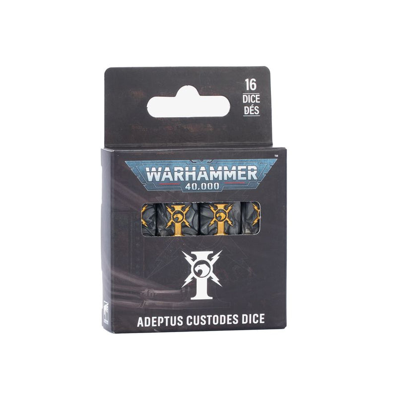 [PREORDER] Adeptus Custodes: Dice Set (Release: Oct 17 2026)