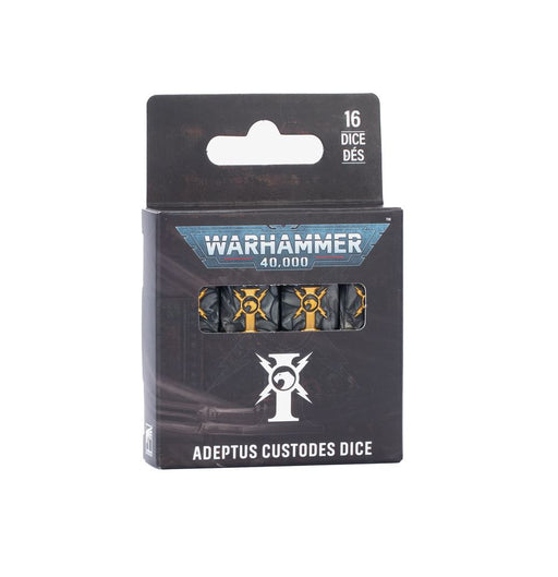 [PREORDER] Adeptus Custodes: Dice Set (Release: Oct 17 2026) Warhammer 40k Games Workshop