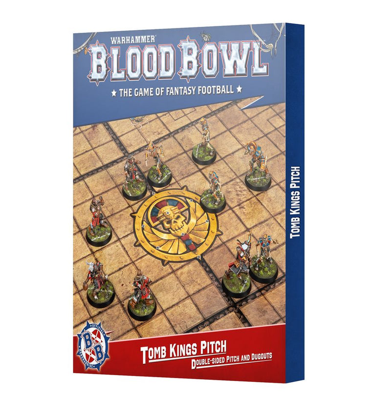 Blood Bowl: Tomb Kings Pitch - Double-sided Pitch and Dugouts Set Blood Bowl Games Workshop