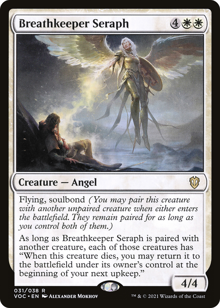 Breathkeeper Seraph (VOC-031) [Crimson Vow Commander] MTG Single Wizards of the Coast