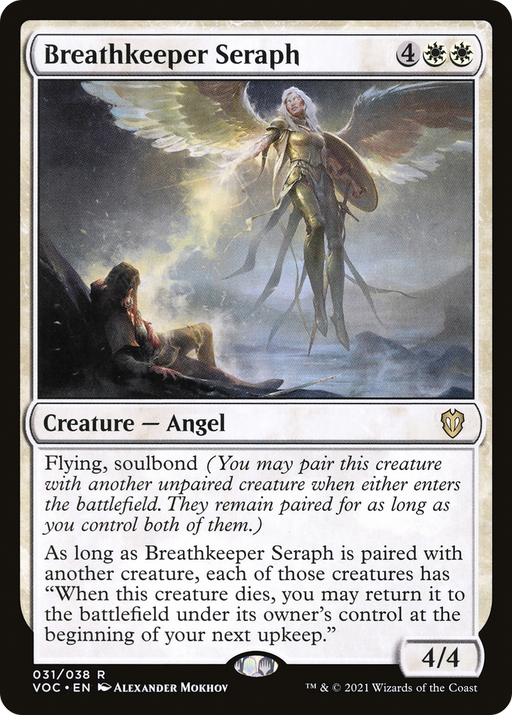 Breathkeeper Seraph (VOC-031) [Crimson Vow Commander] MTG Single Wizards of the Coast