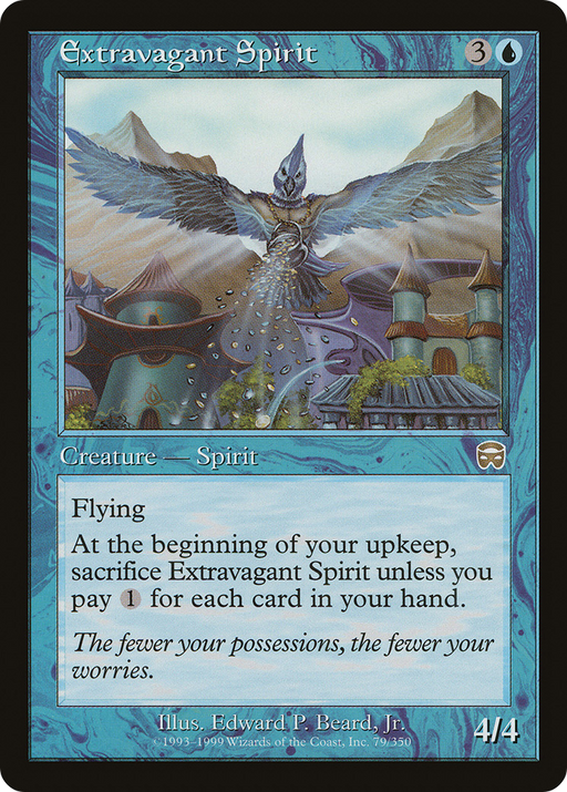 Extravagant Spirit (MMQ-079) [Mercadian Masques] MTG Single Wizards of the Coast