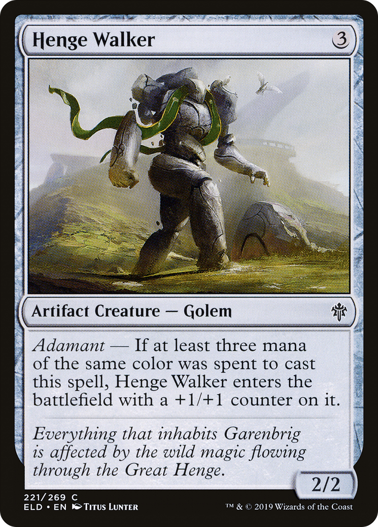 Henge Walker (ELD-221) [Throne of Eldraine] Foil MTG Single Wizards of the Coast