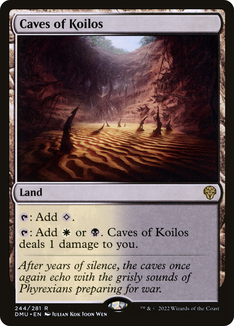 Caves of Koilos (DMU-244) [Dominaria United] Foil MTG Single Wizards of the Coast