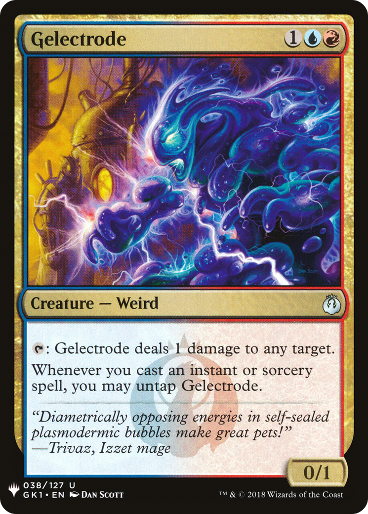 Gelectrode (LIST-038) [Mystery Booster] The List MTG Single Wizards of the Coast
