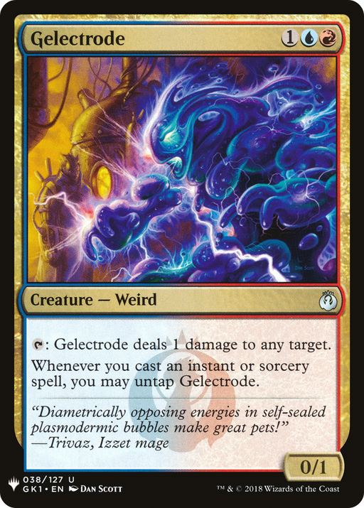 Gelectrode (LIST-038) [Mystery Booster] The List MTG Single Wizards of the Coast