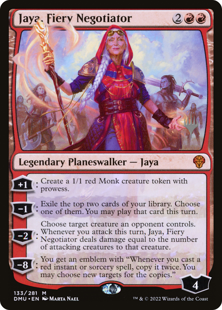 Jaya, Fiery Negotiator (PPDMU-133) [Dominaria United Promos] MTG Single Wizards of the Coast