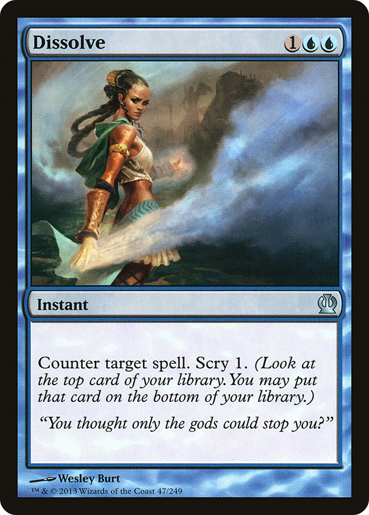 Dissolve (THS-047) [Theros] Foil MTG Single Wizards of the Coast