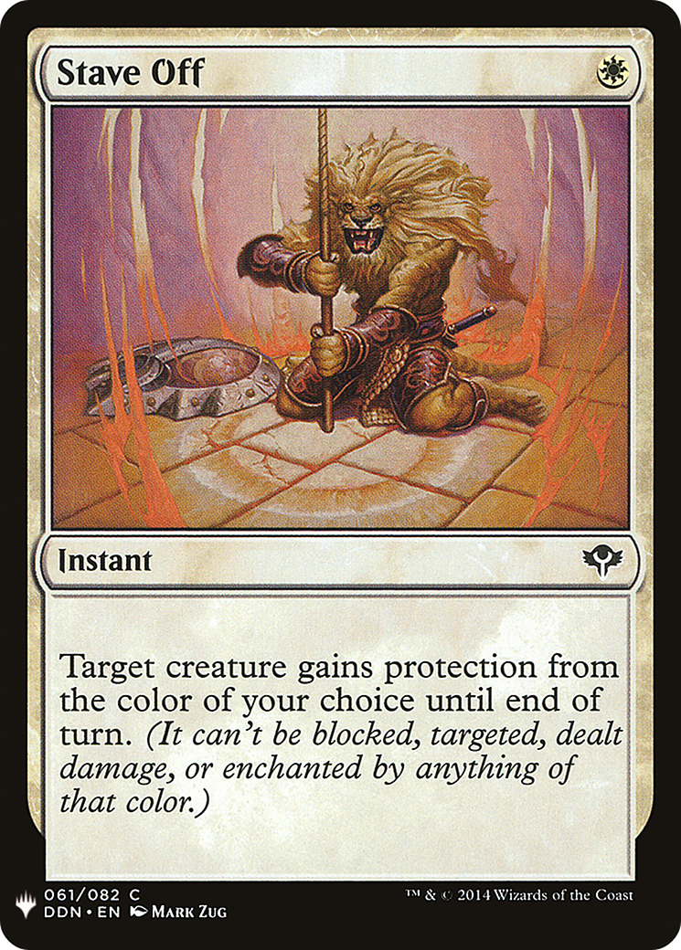 Stave Off (LIST-DDN-61) [Mystery Booster] The List MTG Single Wizards of the Coast