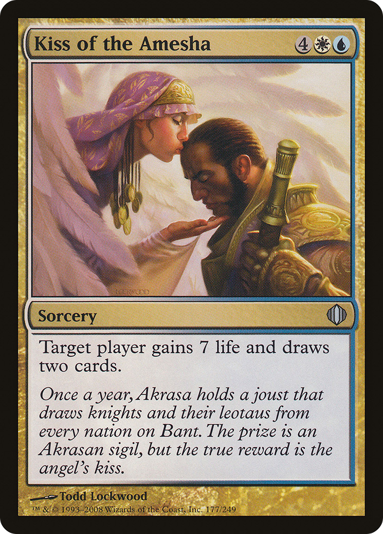 Kiss of the Amesha (ALA-177) [Shards of Alara] Foil MTG Single Wizards of the Coast