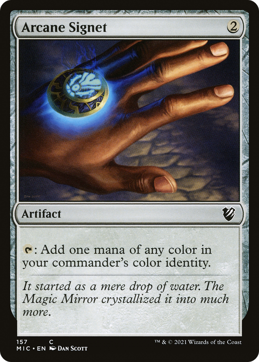 Arcane Signet (MIC-157) [Midnight Hunt Commander] MTG Single Wizards of the Coast