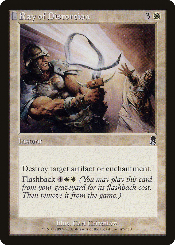 Ray of Distortion (ODY-042) [Odyssey] Foil MTG Single Wizards of the Coast