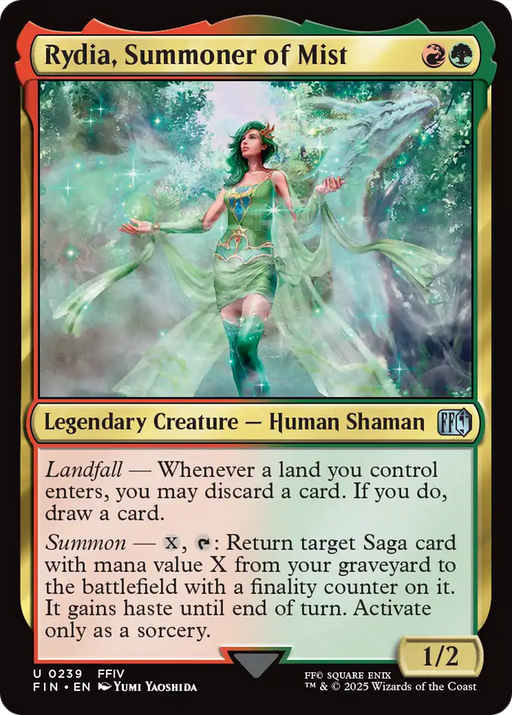 Rydia, Summoner of Mist (FIN-239) [FINAL FANTASY] MTG Single Wizards of the Coast