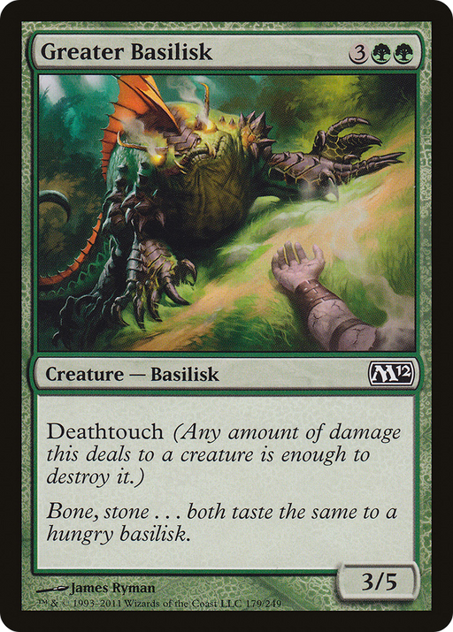 Greater Basilisk (M12-179) [Magic 2012] MTG Single Wizards of the Coast