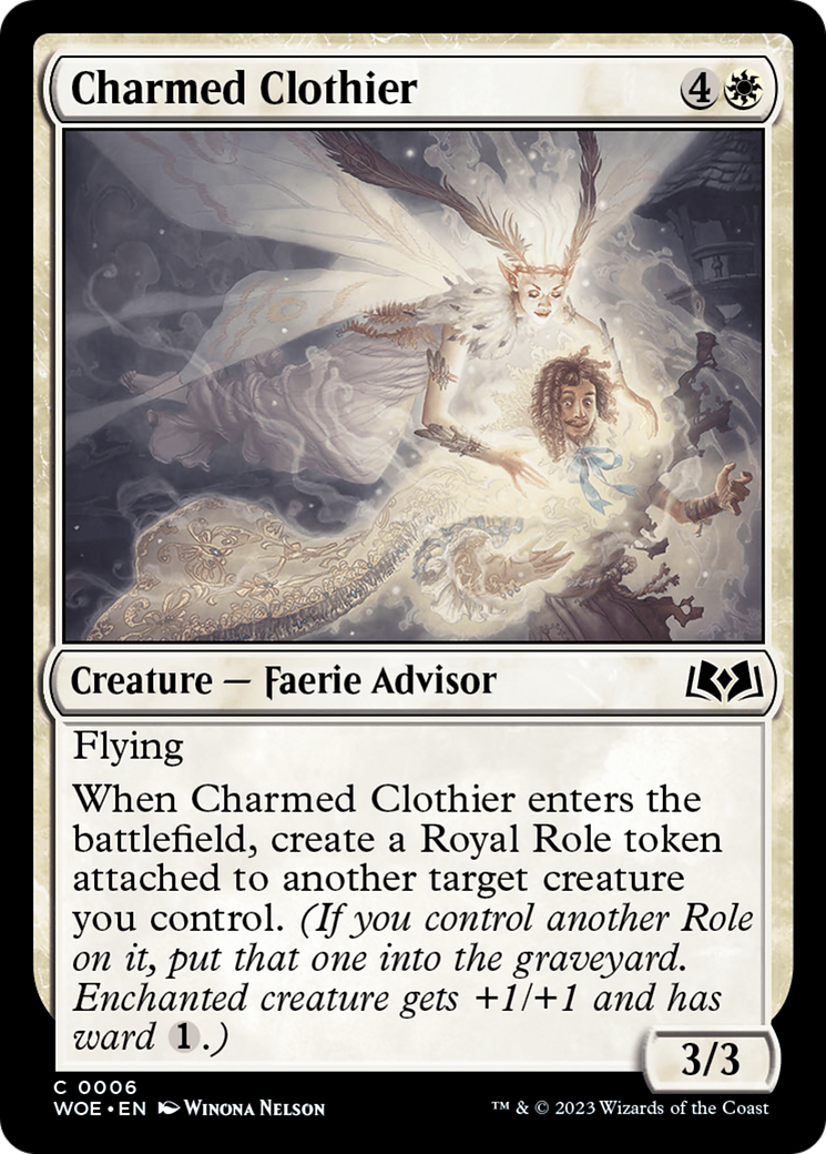 Charmed Clothier (WOE-006) [Wilds of Eldraine] MTG Single Wizards of the Coast