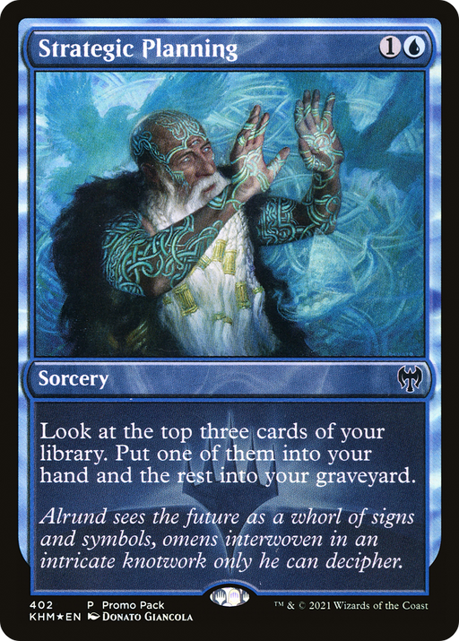 Strategic Planning (PPKHM-402) [Kaldheim] Foil MTG Single Wizards of the Coast