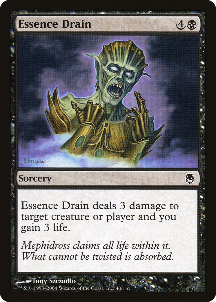 Essence Drain (DST-043) [Darksteel] Foil MTG Single Wizards of the Coast