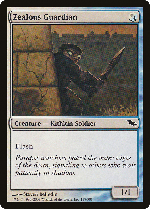 Zealous Guardian (SHM-157) [Shadowmoor] MTG Single Wizards of the Coast