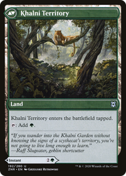 Khalni Ambush // Khalni Territory (ZNR-192) [Zendikar Rising] Foil MTG Single Wizards of the Coast