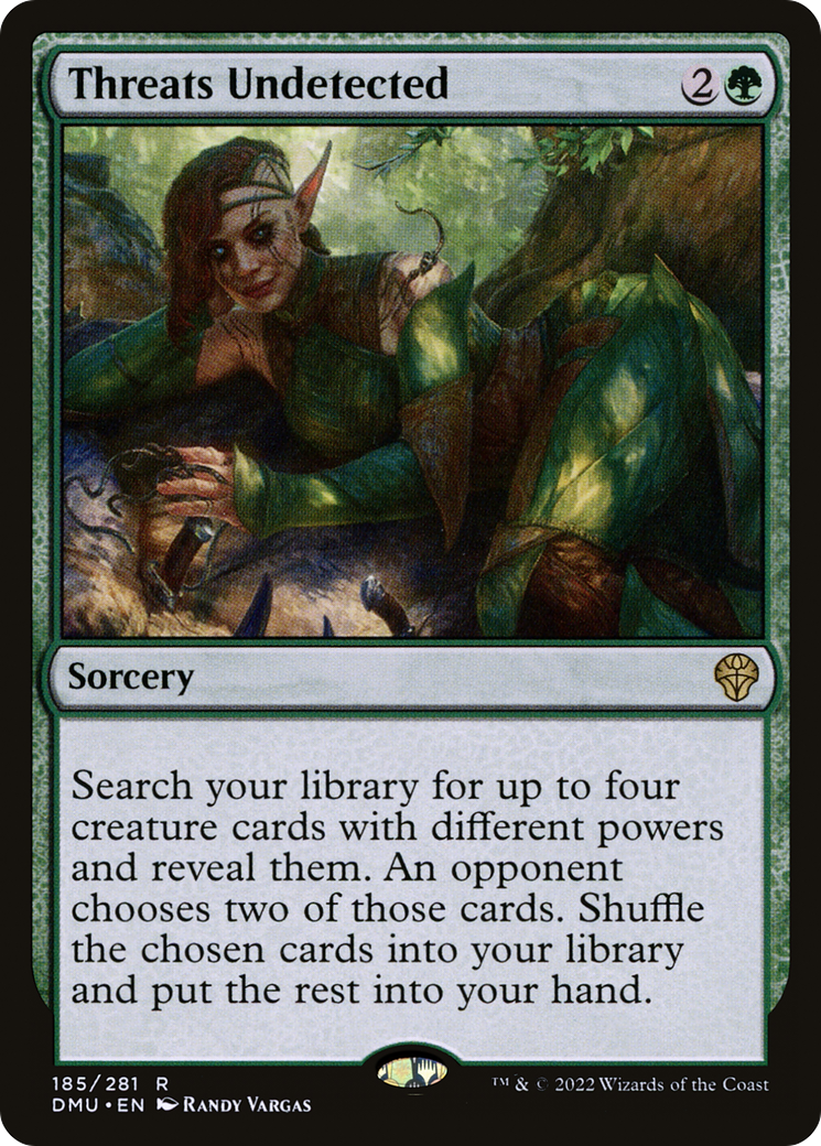 Threats Undetected (DMU-185) [Dominaria United] Foil MTG Single Wizards of the Coast