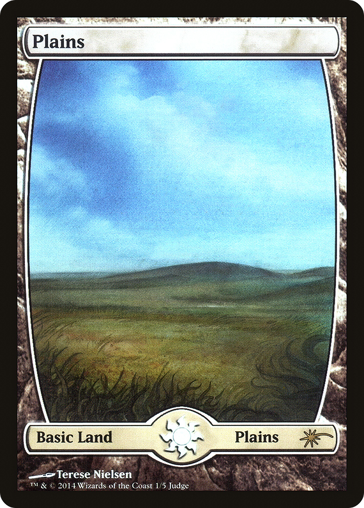 Plains - Full Art (1) (JDG-001) [Misc] Judge Gift Cards 2014 Foil MTG Single Wizards of the Coast