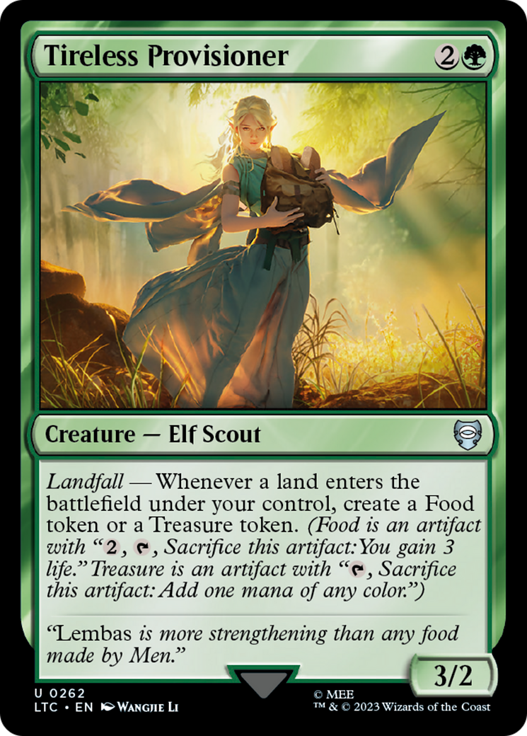Tireless Provisioner (LTC-262) [Tales of Middle-earth Commander] MTG Single Wizards of the Coast