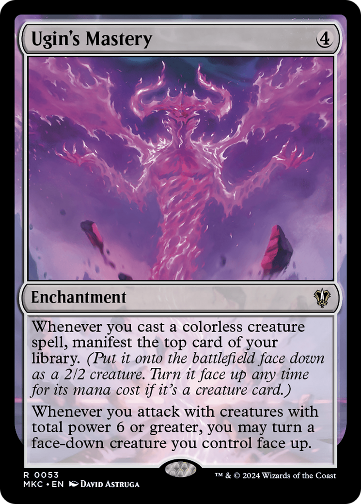 Ugin's Mastery (MKC-053) [Murders at Karlov Manor Commander] MTG Single Wizards of the Coast