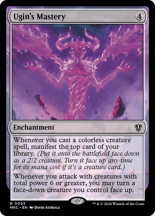 Ugin's Mastery (MKC-053) [Murders at Karlov Manor Commander] MTG Single Wizards of the Coast