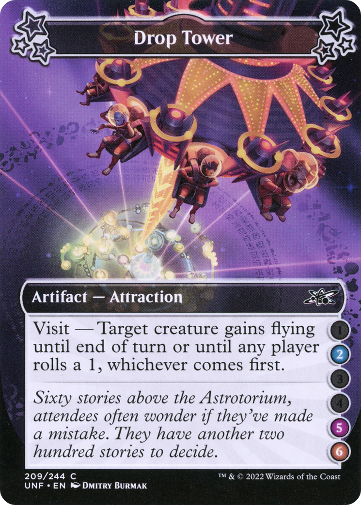 Drop Tower (2-5-6) (UNF-209) [Unfinity] Foil MTG Single Wizards of the Coast