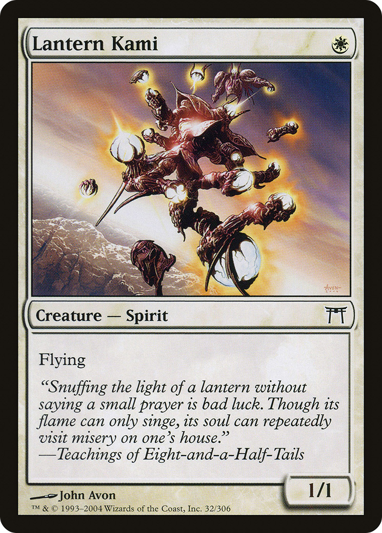Lantern Kami (CHK-032) [Champions of Kamigawa] Foil MTG Single Wizards of the Coast