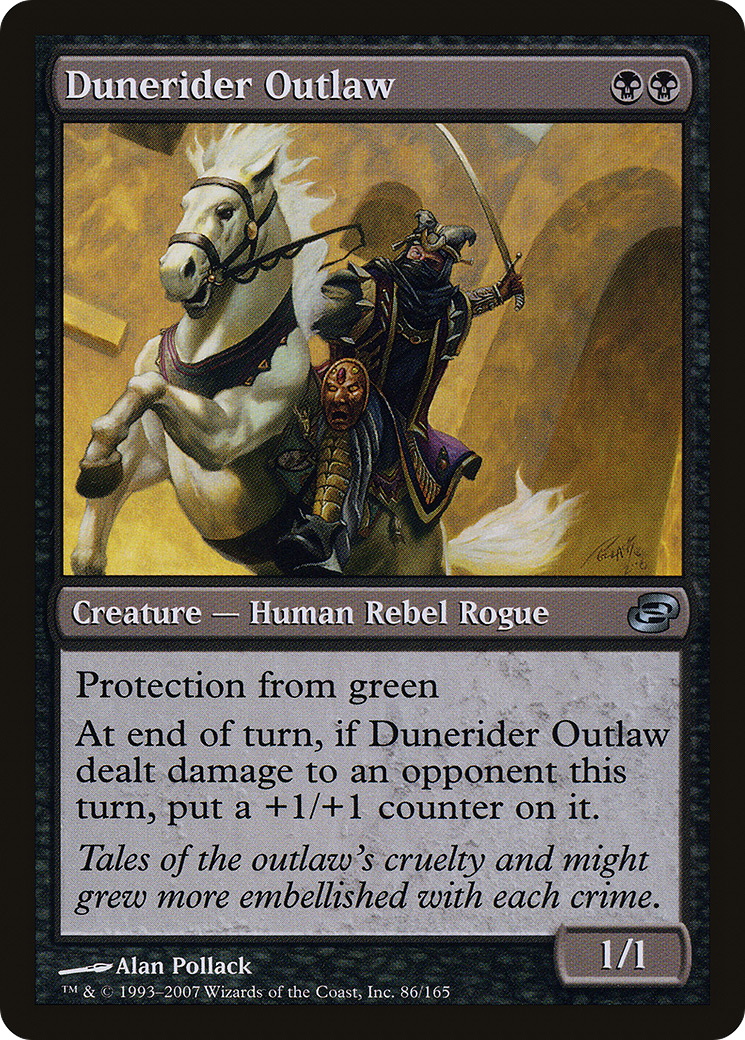 Dunerider Outlaw (PLC-086) [Planar Chaos] (colorshifted) Foil MTG Single Wizards of the Coast
