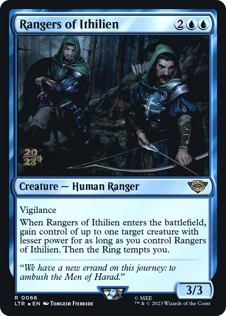Rangers of Ithilien (PRE-066) [Tales of Middle-earth Promos] Foil MTG Single Wizards of the Coast