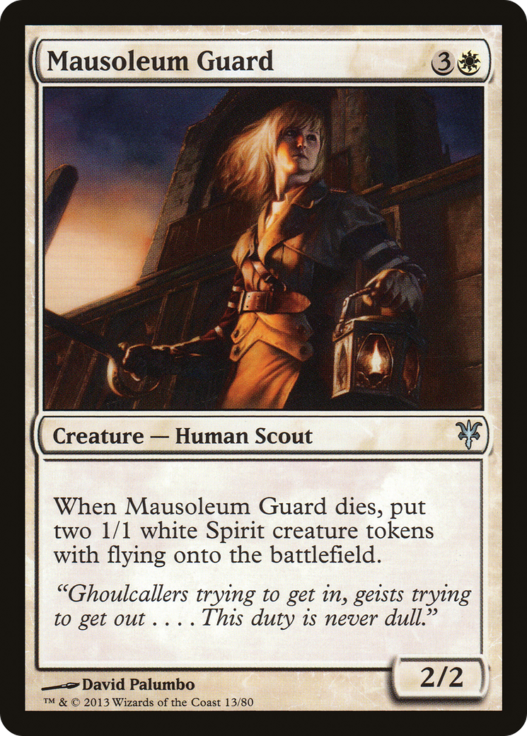 Mausoleum Guard (DDK-013) [Misc] Duel Decks: Sorin vs. Tibalt MTG Single Wizards of the Coast