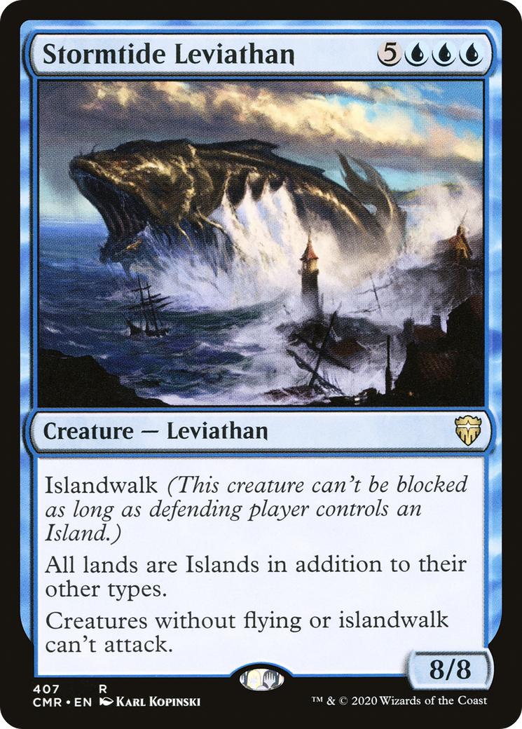 Stormtide Leviathan (CMR-407) [Commander Legends] MTG Single Wizards of the Coast