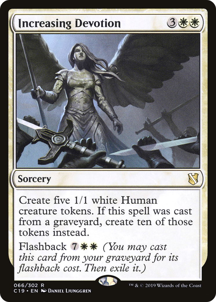 Increasing Devotion (C19-066) [Commander 2019] MTG Single Wizards of the Coast
