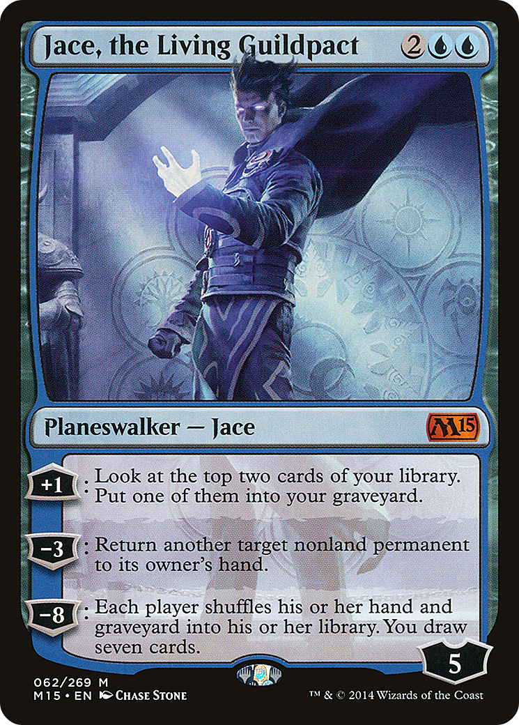 Jace, the Living Guildpact [Magic 2015] MTG Single Magic: The Gathering