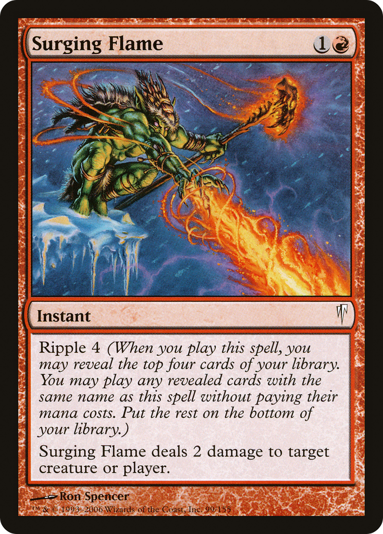Surging Flame (CSP-099) [Coldsnap] Foil MTG Single Wizards of the Coast