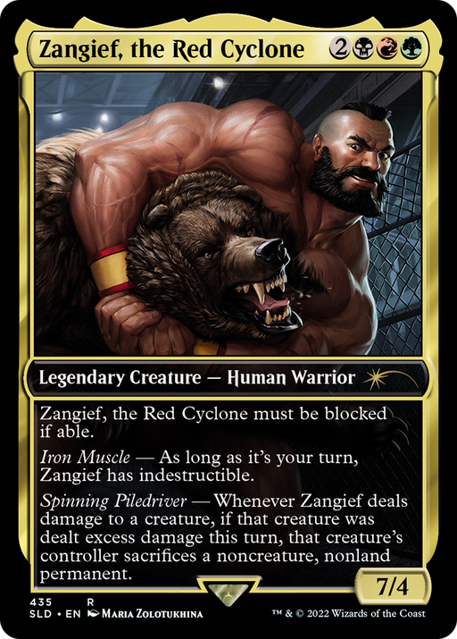 Zangief, the Red Cyclone (SLD-435) [Secret Lair] Drop MTG Single Wizards of the Coast