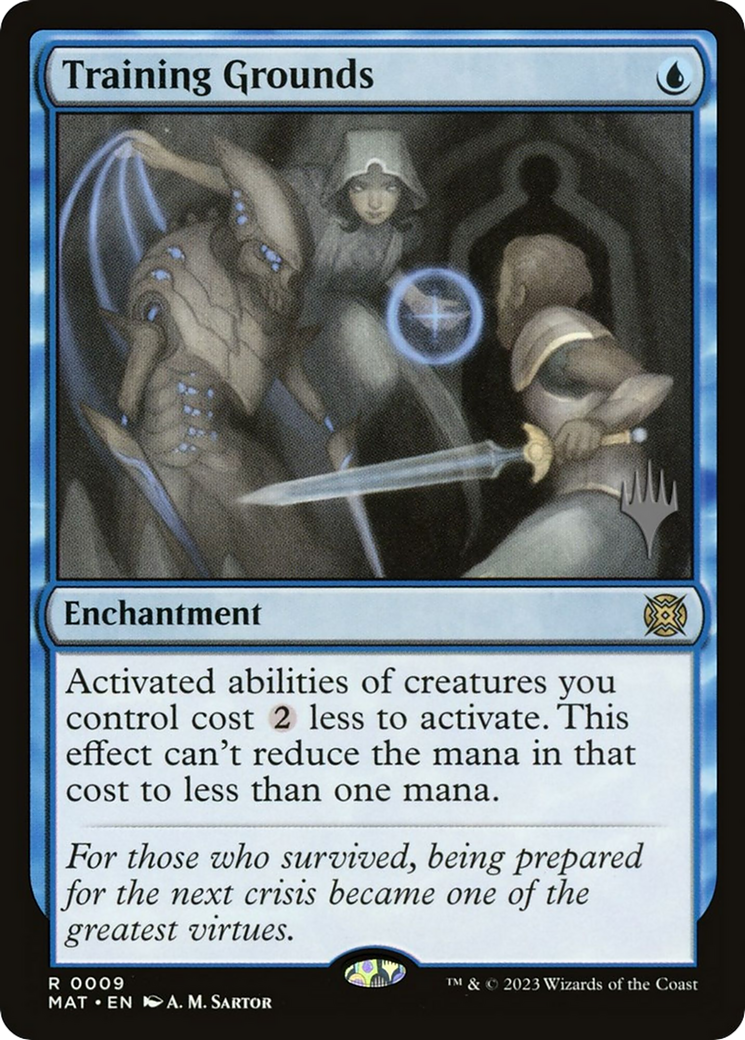 Training Grounds (PPMKM-009) [March of the Machine: The Aftermath Promos] Foil MTG Single Wizards of the Coast