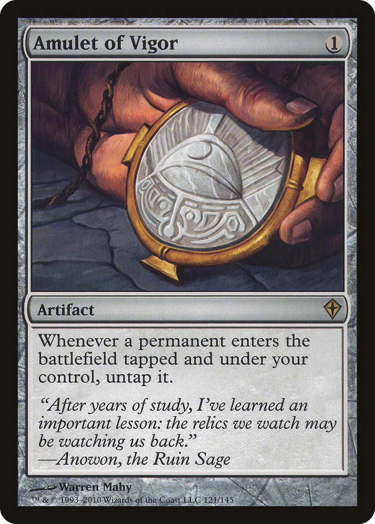 Amulet of Vigor (WWK-121) [Worldwake] Foil MTG Single Wizards of the Coast