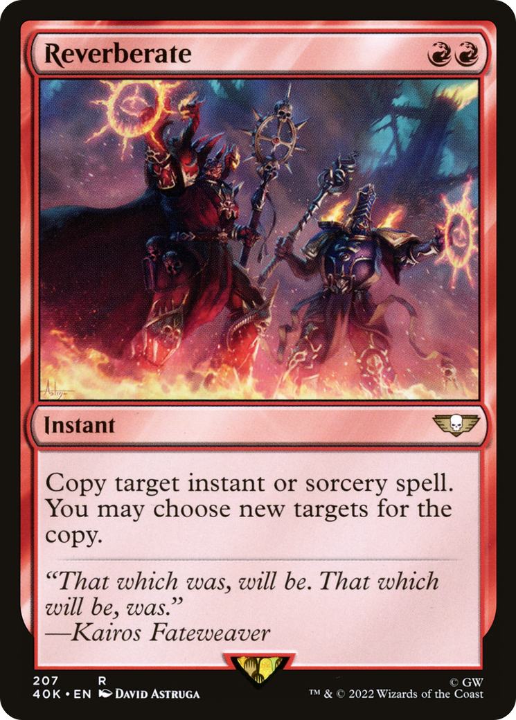 Reverberate (40K-207) [Warhammer 40,000 Commander] MTG Single Wizards of the Coast