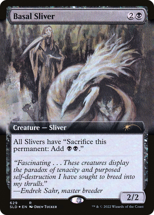 Basal Sliver (SLD-629) [Secret Lair] Drop (Extended Art) Foil MTG Single Wizards of the Coast
