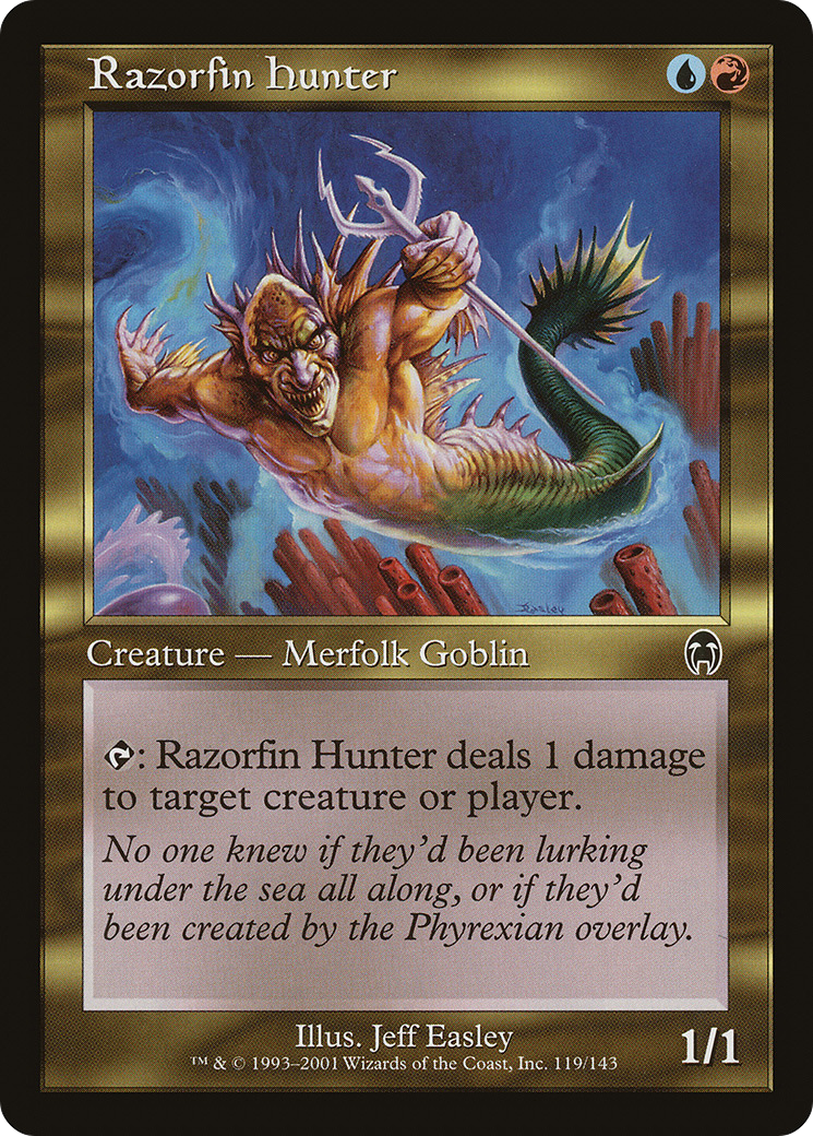 Razorfin Hunter (APC-119) [Apocalypse] Foil MTG Single Wizards of the Coast