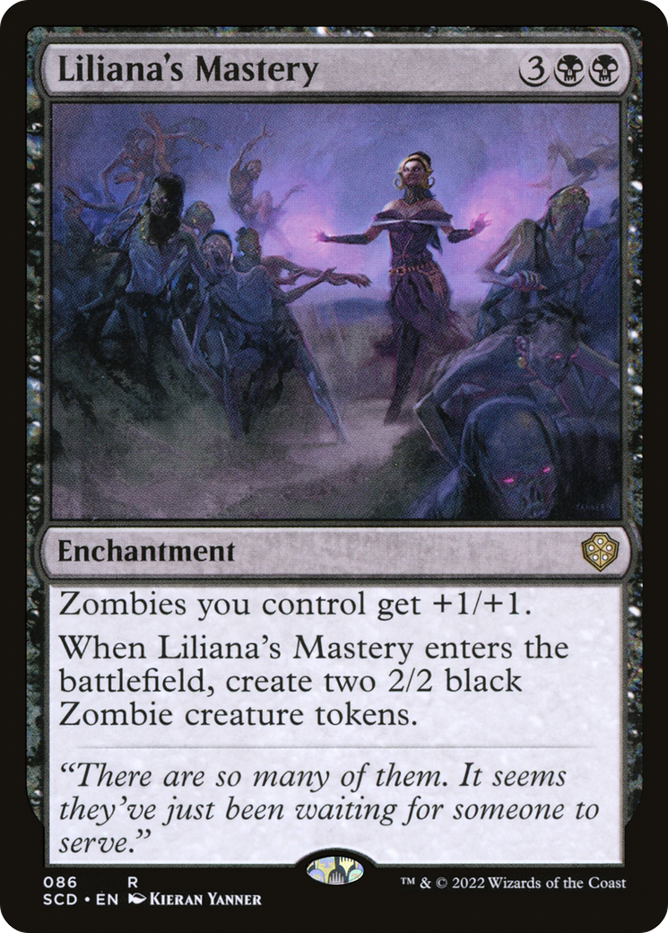 Liliana's Mastery (SCD-086) [Starter Commander Decks] MTG Single Wizards of the Coast
