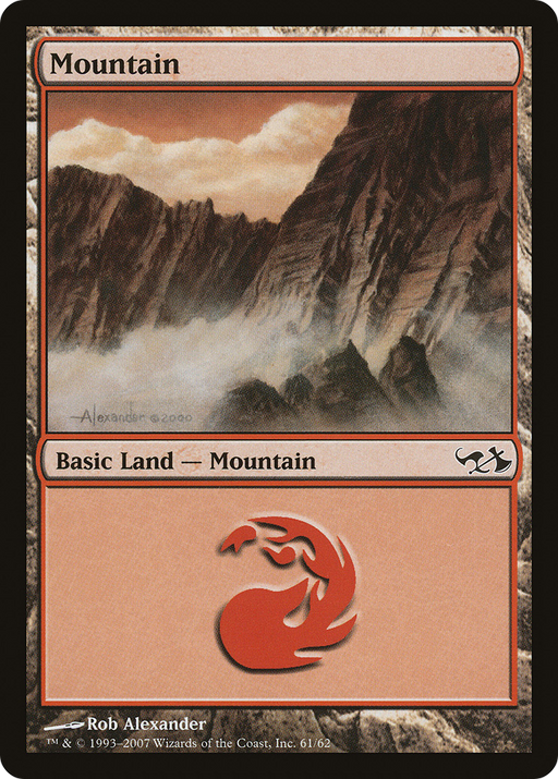 Mountain (EVG-061) [Misc] Duel Decks: Elves vs. Goblins MTG Single Wizards of the Coast