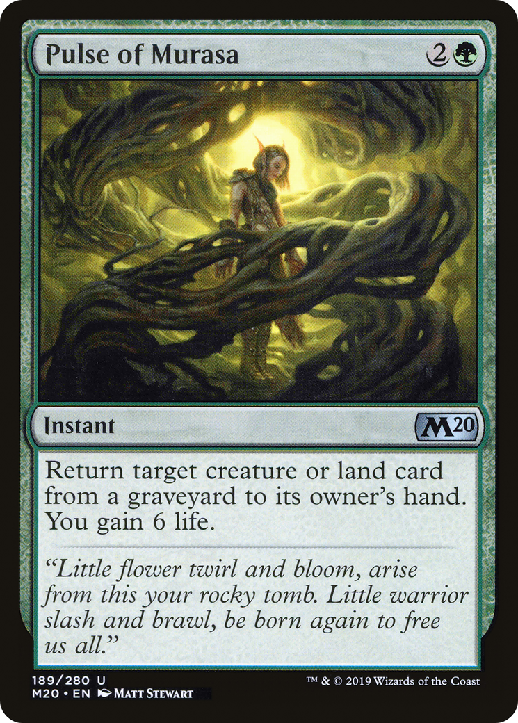 Pulse of Murasa (M20-189) [Core Set 2020] Foil MTG Single Wizards of the Coast