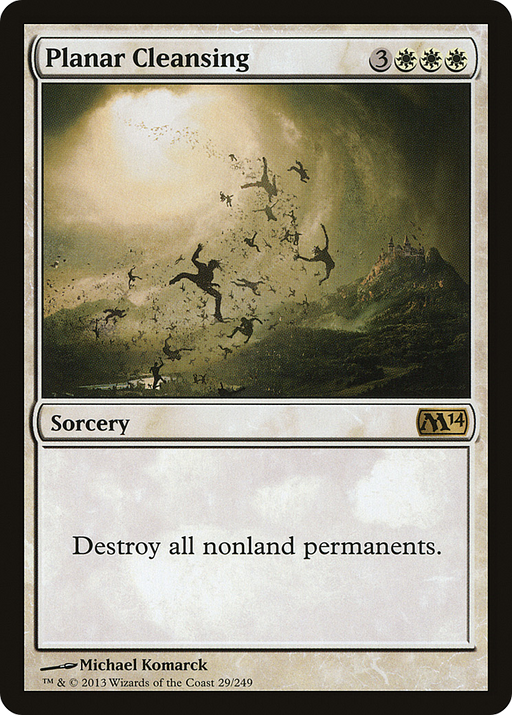 Planar Cleansing (M14-029) [Magic 2014] MTG Single Wizards of the Coast