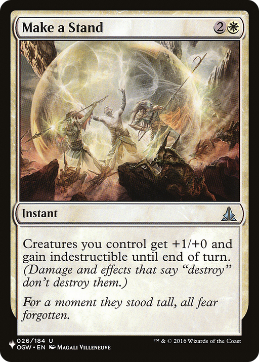 Make a Stand (LIST-OGW-26) [Mystery Booster] The List MTG Single Wizards of the Coast